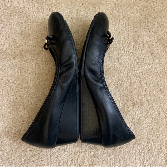 Cole haan black leather 1.5” wedges sz 8 - Picture 7 of 9
